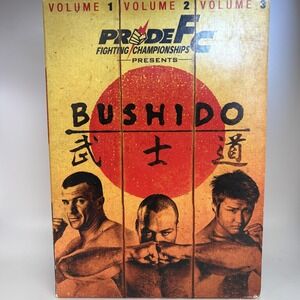 Pride FC Bushido‎ 13 DVD 3 Volume Box Set MMA Martial Arts Sports Yellow Cover